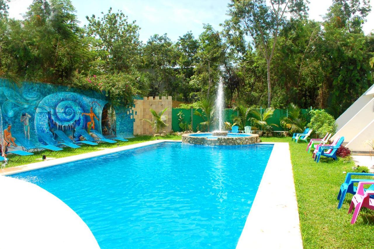 Axkan Tulum Pueblo Buitenkant foto